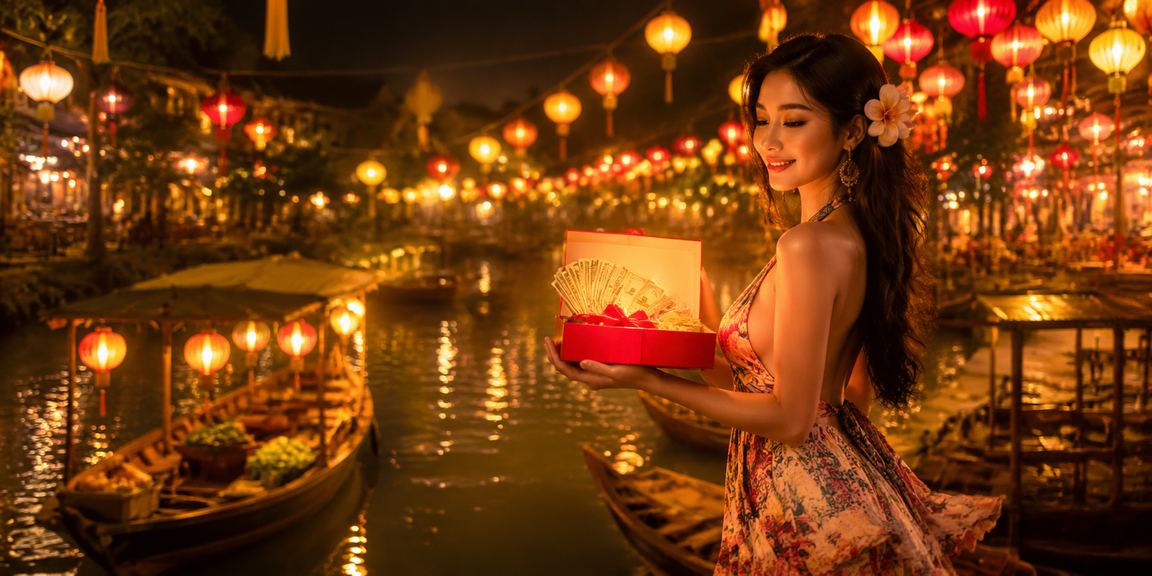 Không khí chợ đêm Huế nhộn nhịp – hình ảnh gợi lên trải nghiệm giải trí về đêm của người Việt